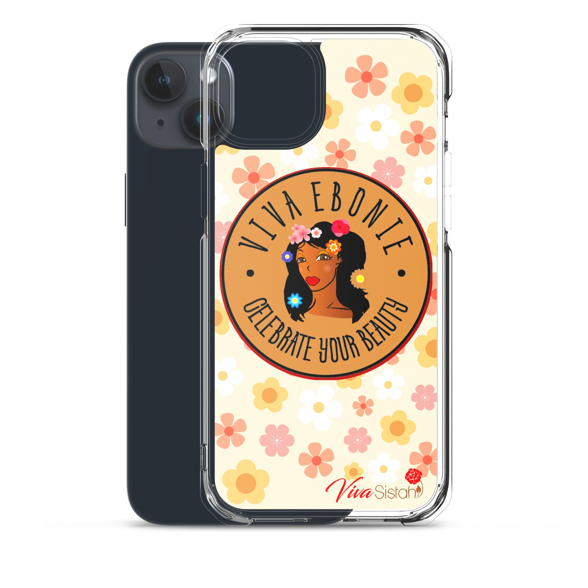 Clear Case for iPhone® Jade Flowers floral