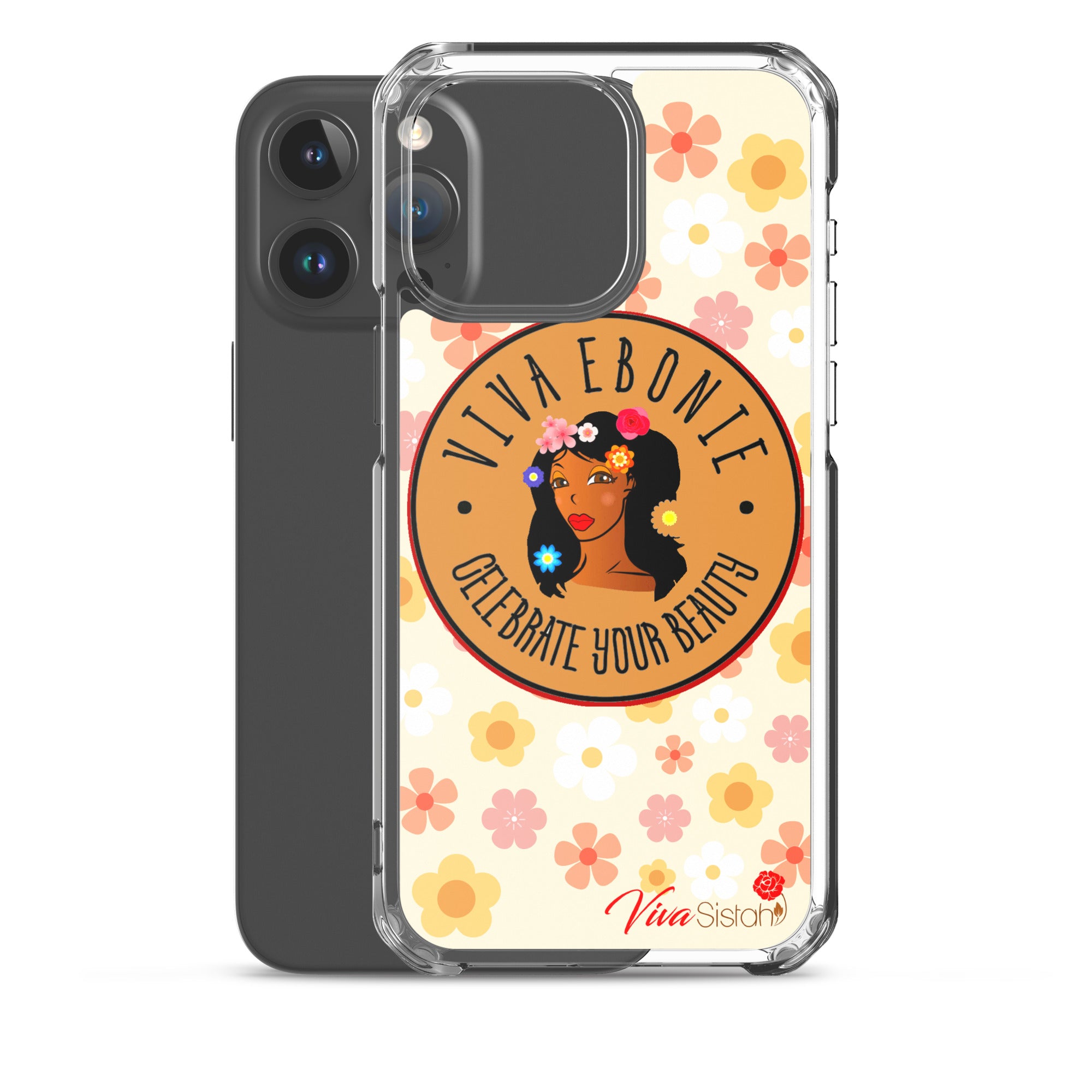 Clear Case for iPhone® Jade Flowers floral