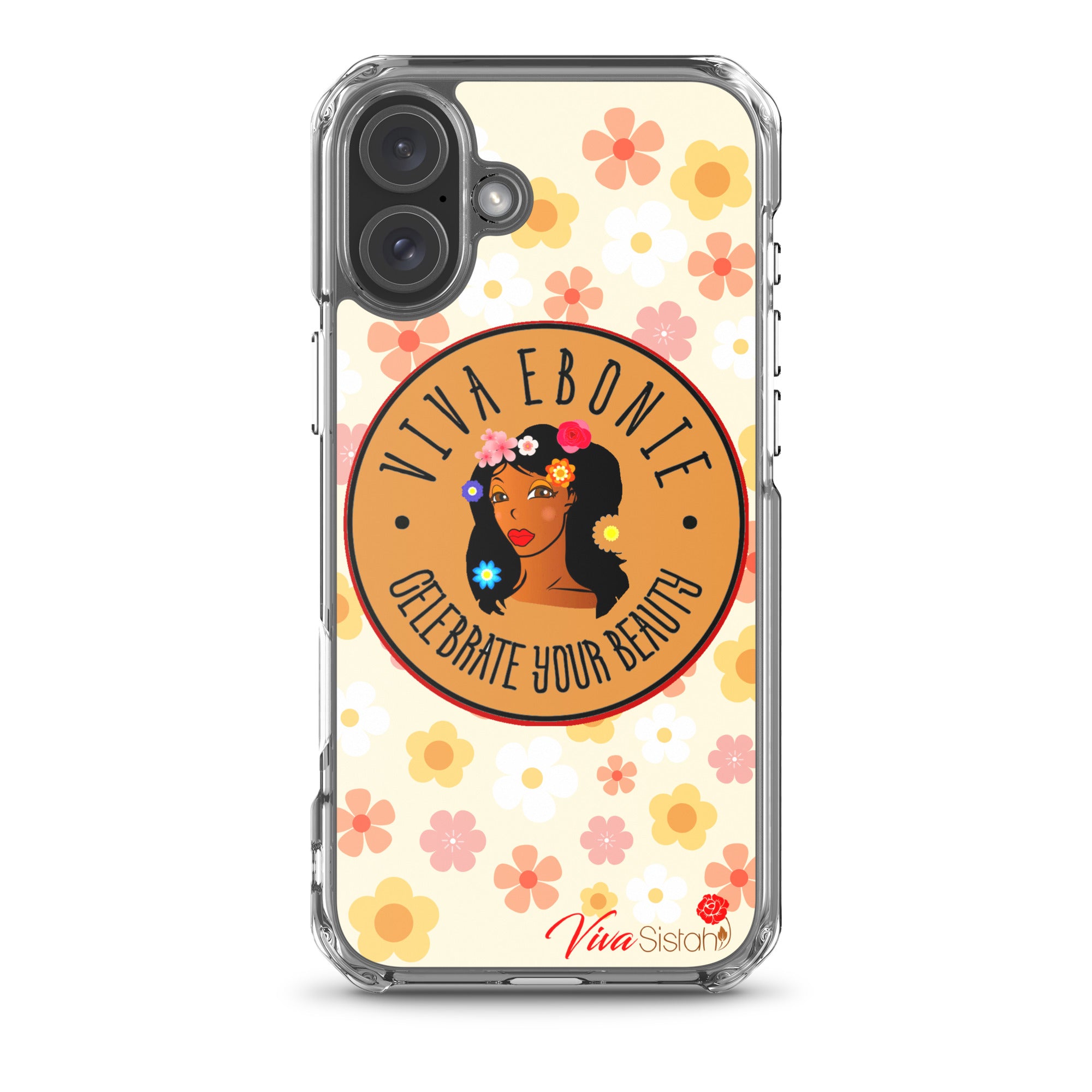 Clear Case for iPhone® Jade Flowers floral