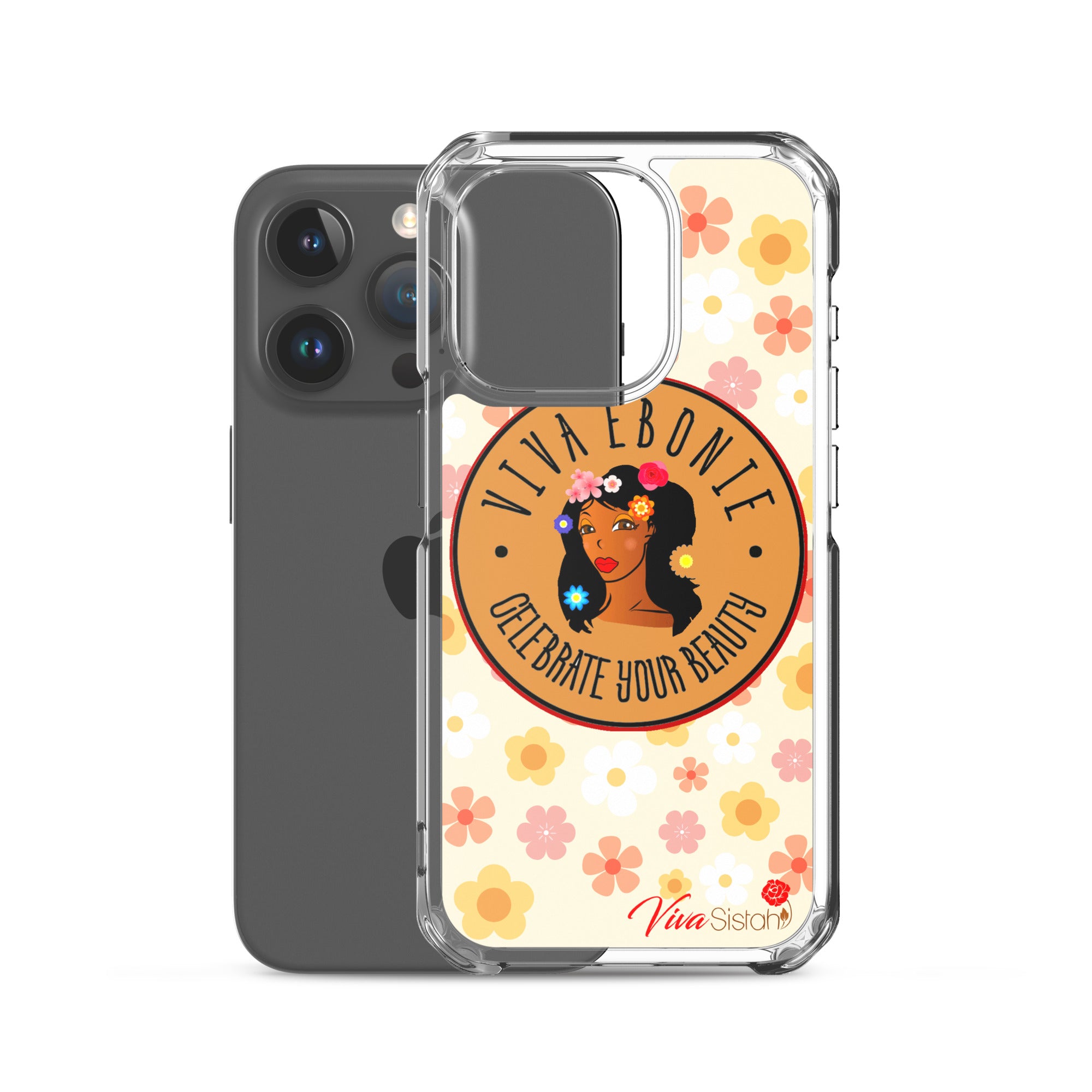Clear Case for iPhone® Jade Flowers floral