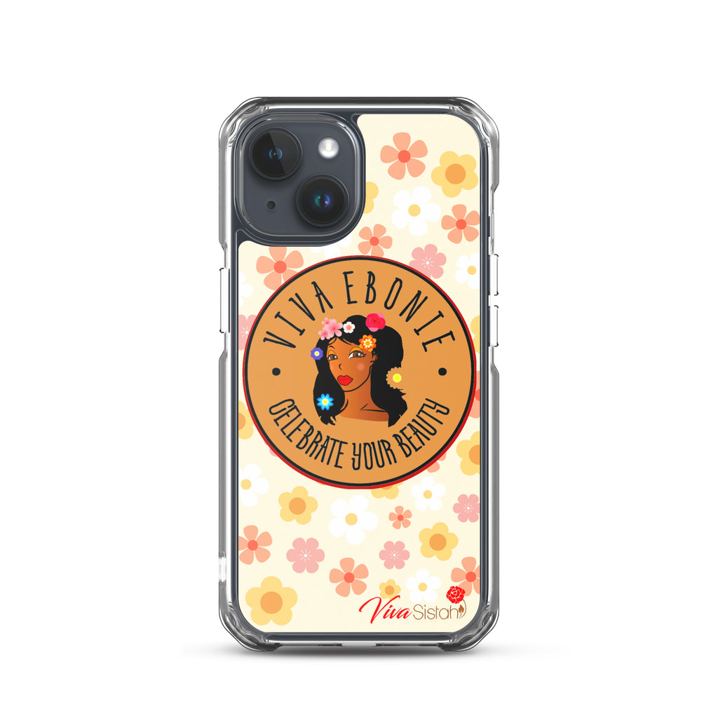 Clear Case for iPhone® Jade Flowers floral