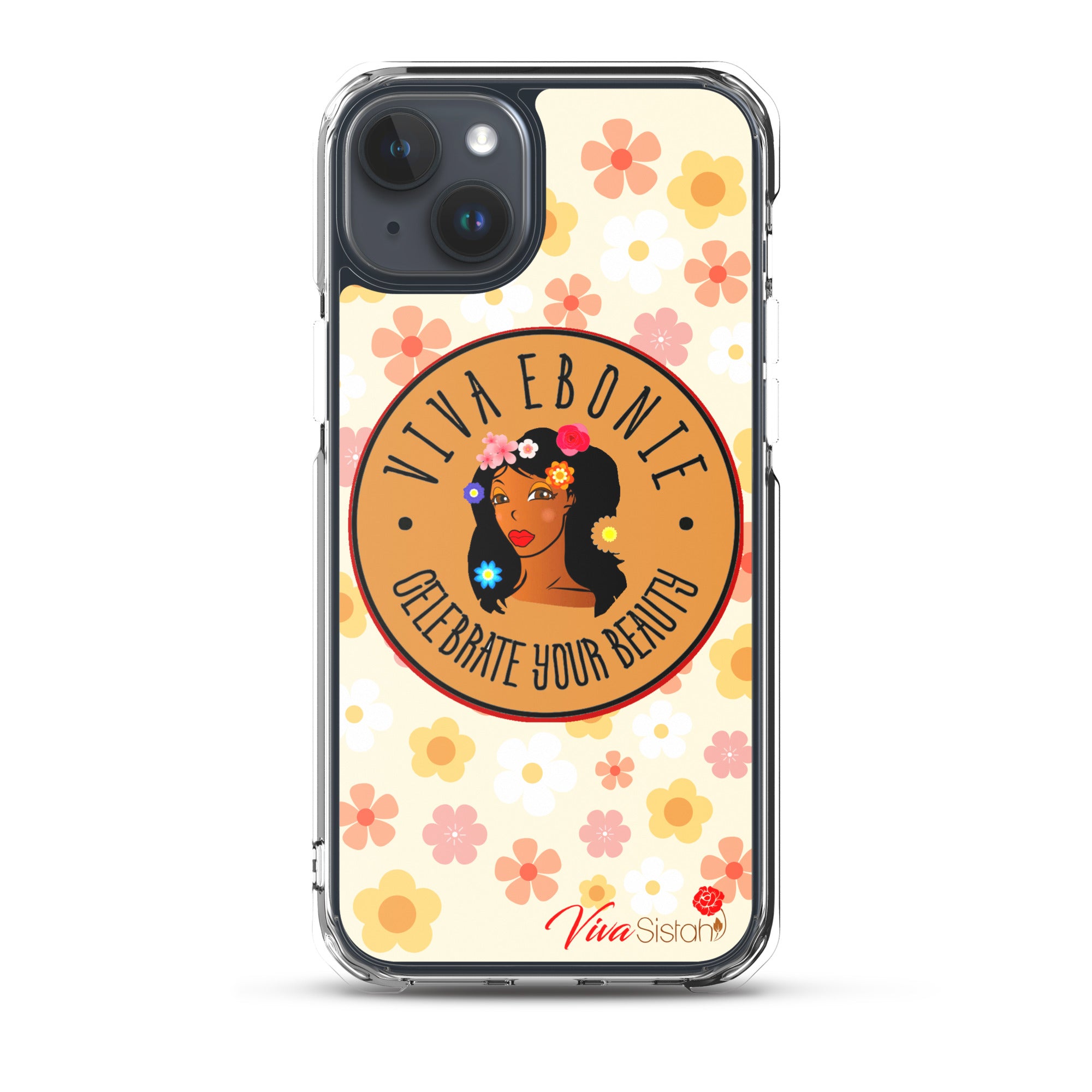 Clear Case for iPhone® Jade Flowers floral