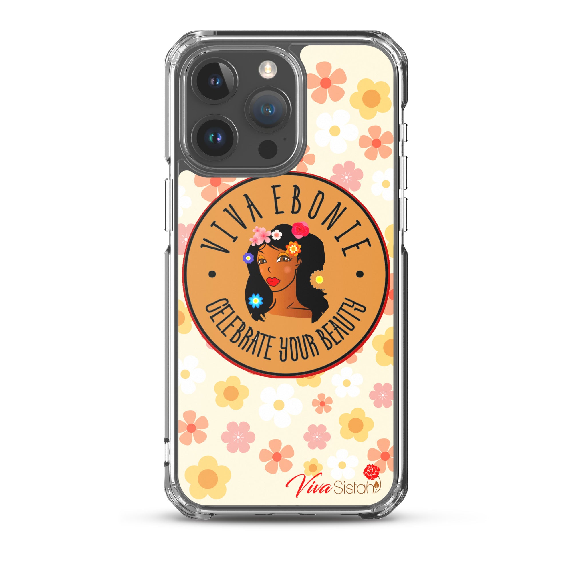 Clear Case for iPhone® Jade Flowers floral