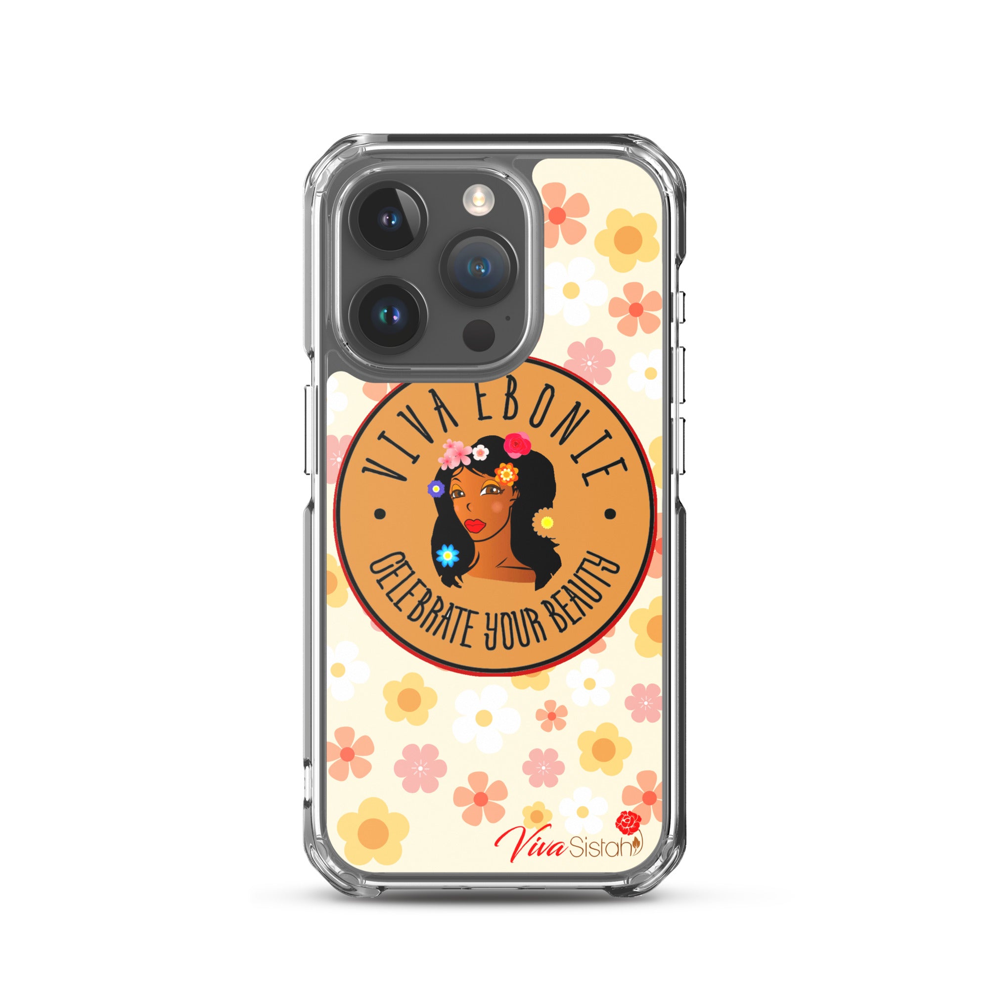 Clear Case for iPhone® Jade Flowers floral