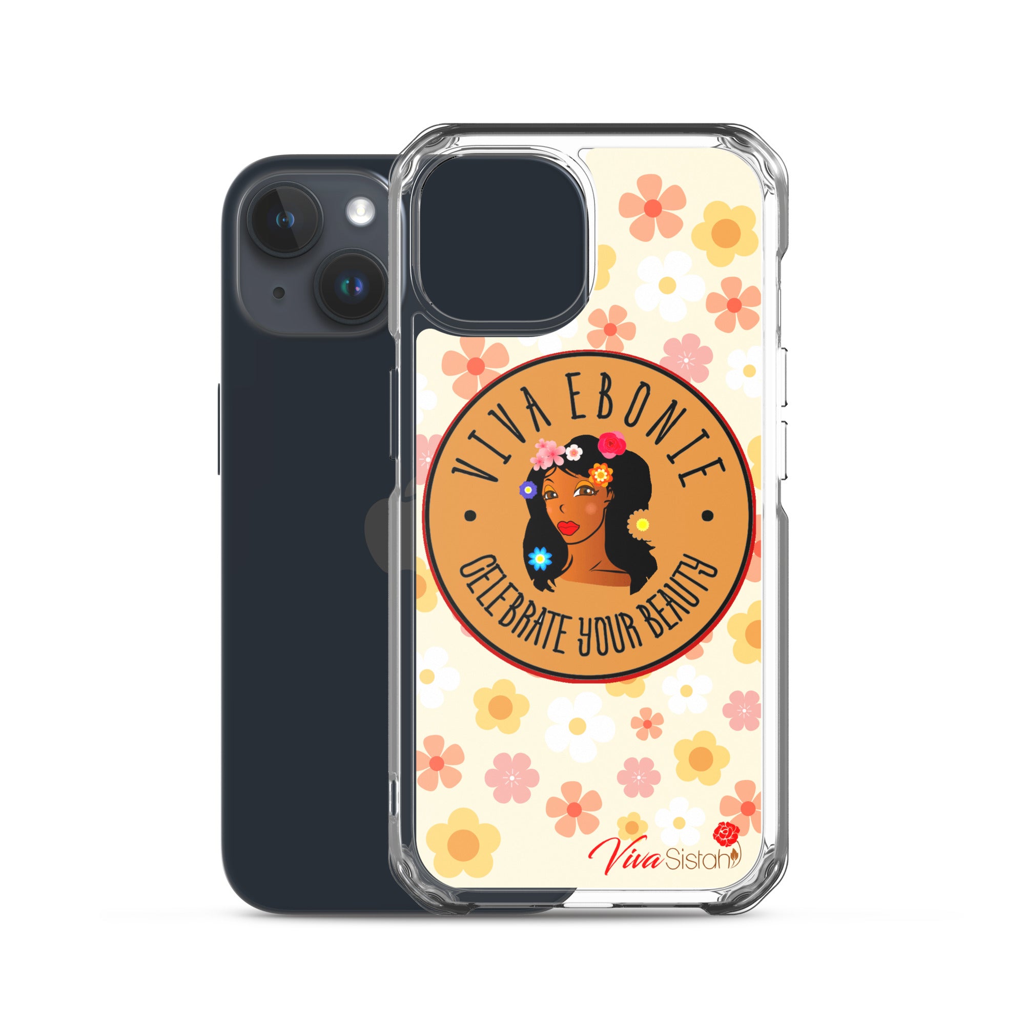 Clear Case for iPhone® Jade Flowers floral
