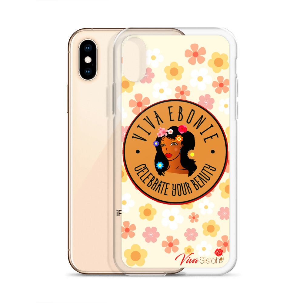 Clear Case for iPhone® Jade Flowers floral