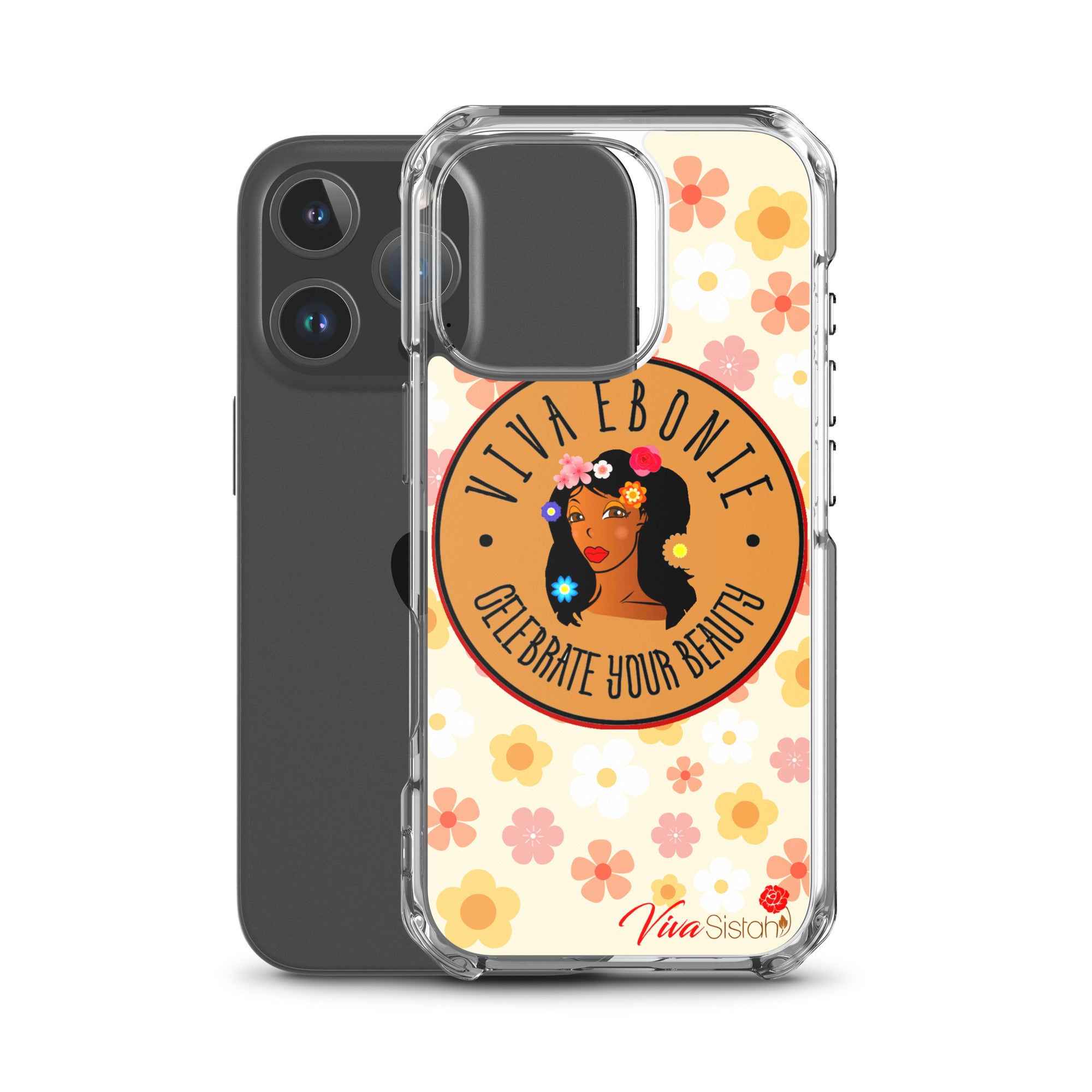 Clear Case for iPhone® Jade Flowers floral