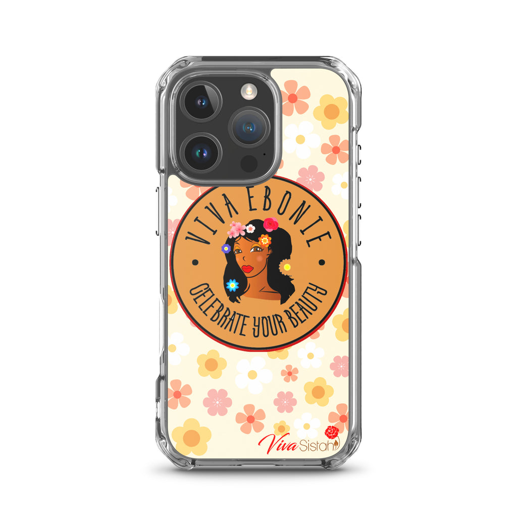 Clear Case for iPhone® Jade Flowers floral