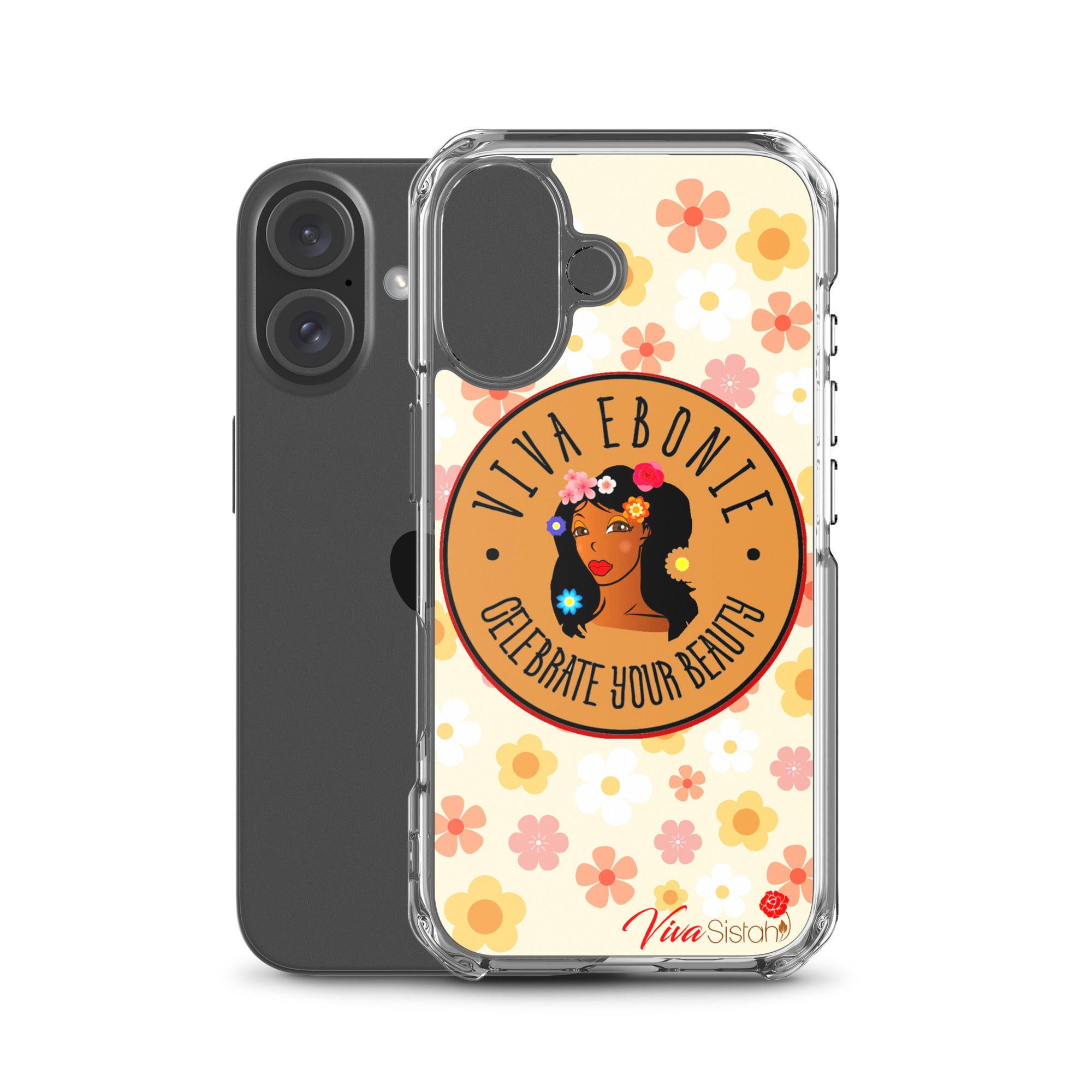 Clear Case for iPhone® Jade Flowers floral