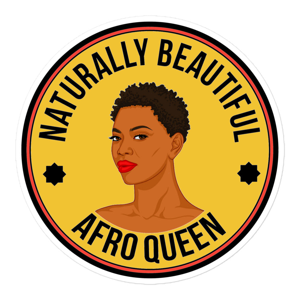 Bubble-free stickers Afrika afro queen - VivaSistah