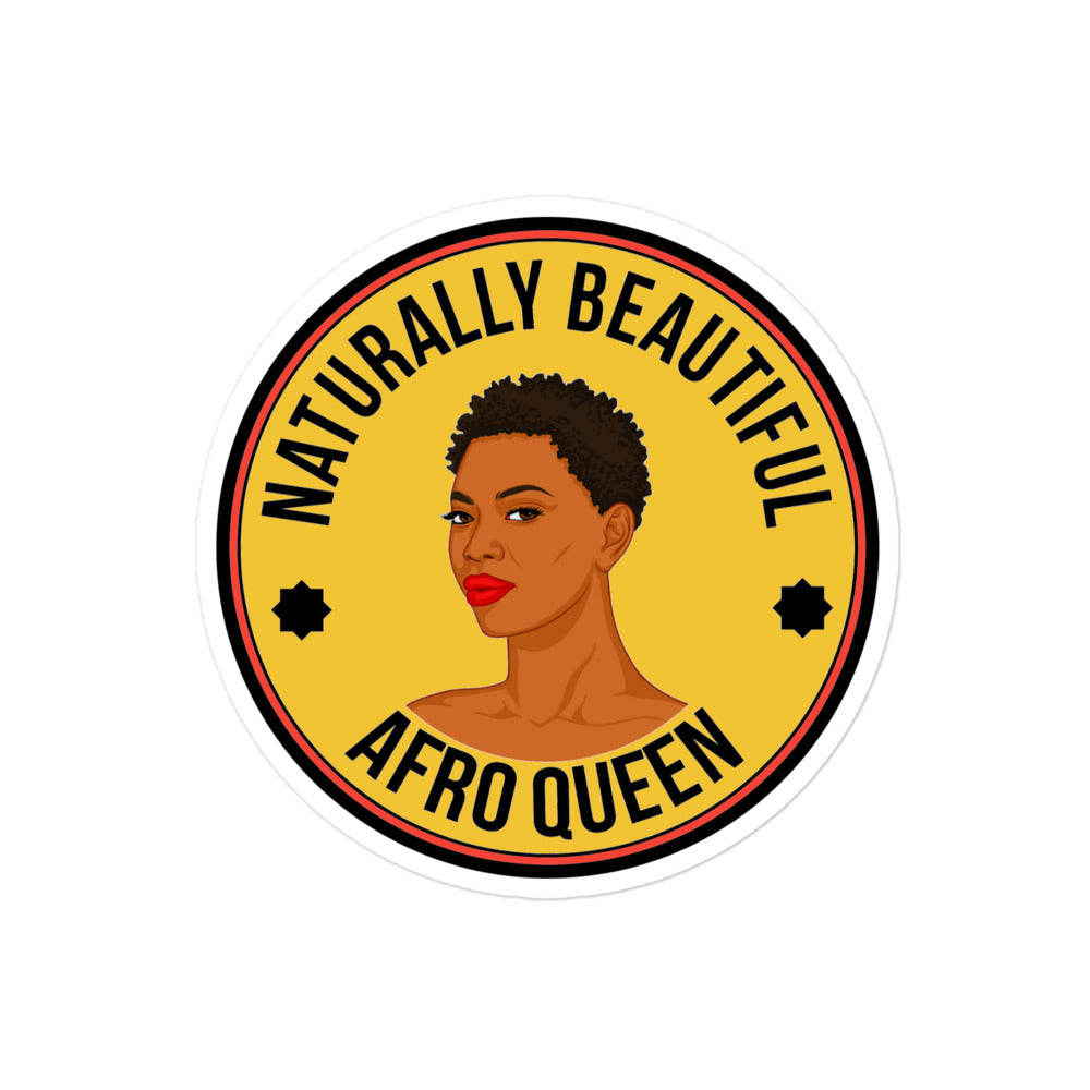 Bubble-free stickers Afrika afro queen - VivaSistah