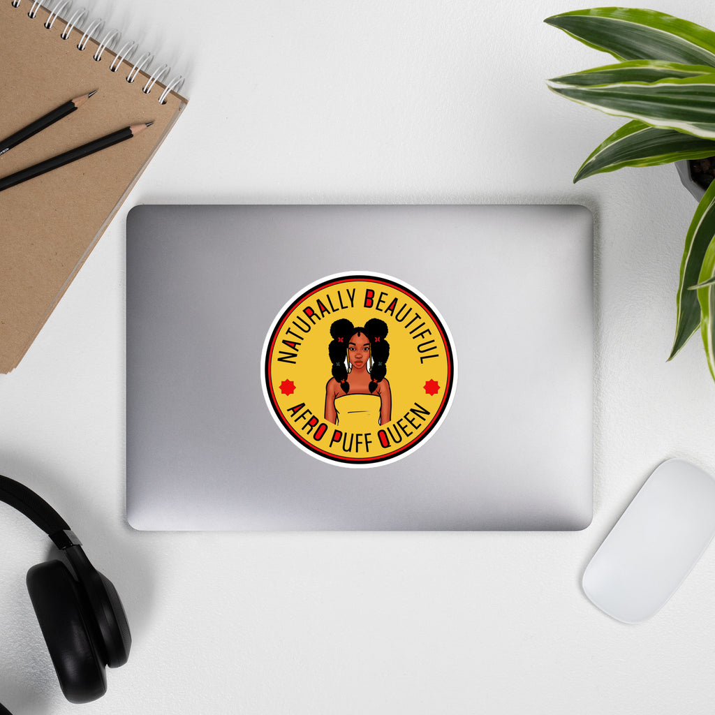 Bubble-free stickers Afro Puffs - VivaSistah