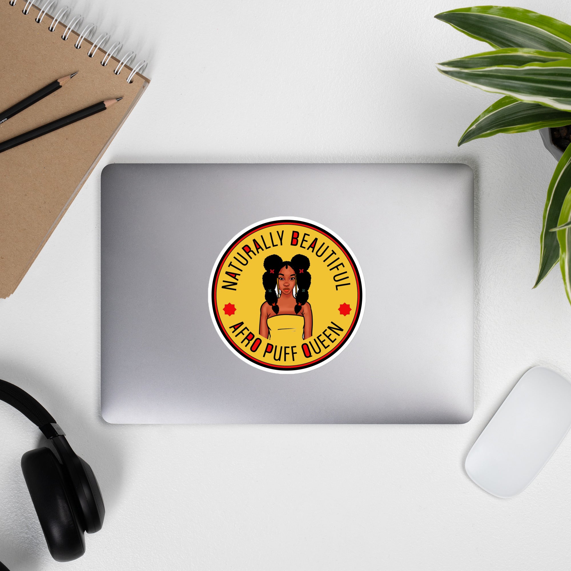 Bubble-free stickers Afro Puffs - VivaSistah