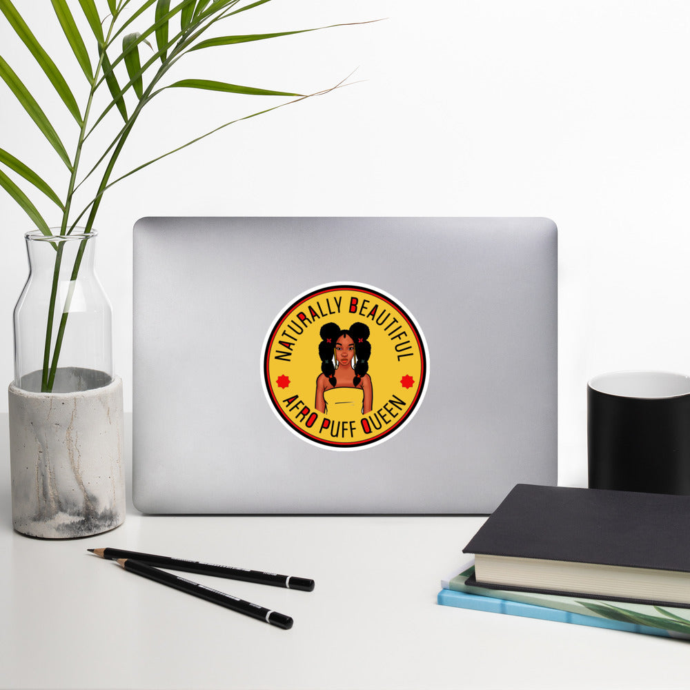 Bubble-free stickers Afro Puffs - VivaSistah