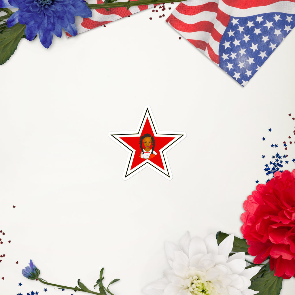 Bubble-free stickers Super Sistah Star - VivaSistah
