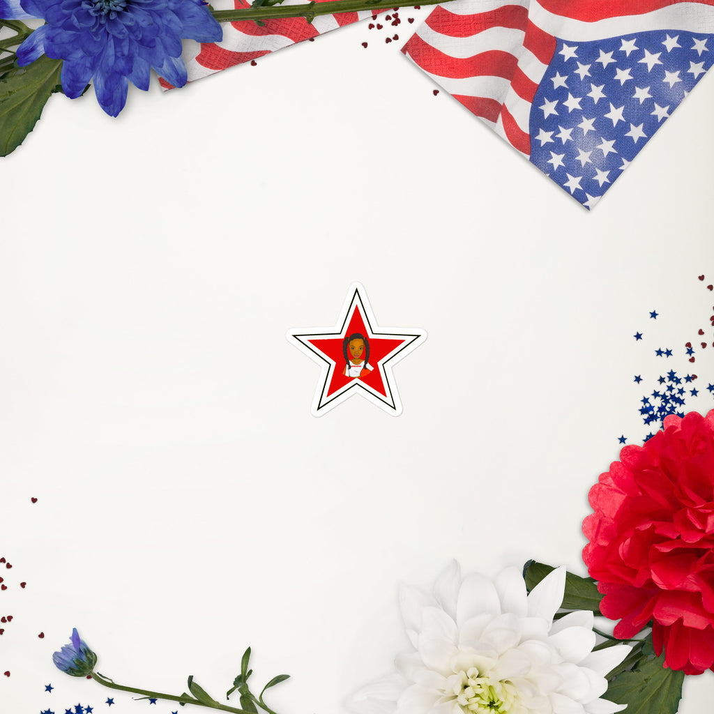 Bubble-free stickers Super Sistah Star - VivaSistah
