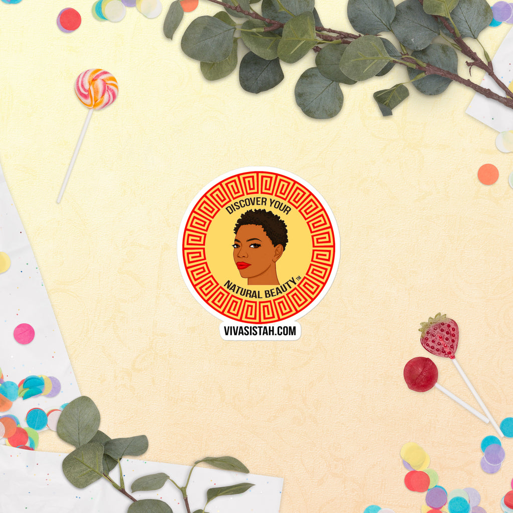 Bubble-free stickers Afrika Natural Beauty Orange - VivaSistah
