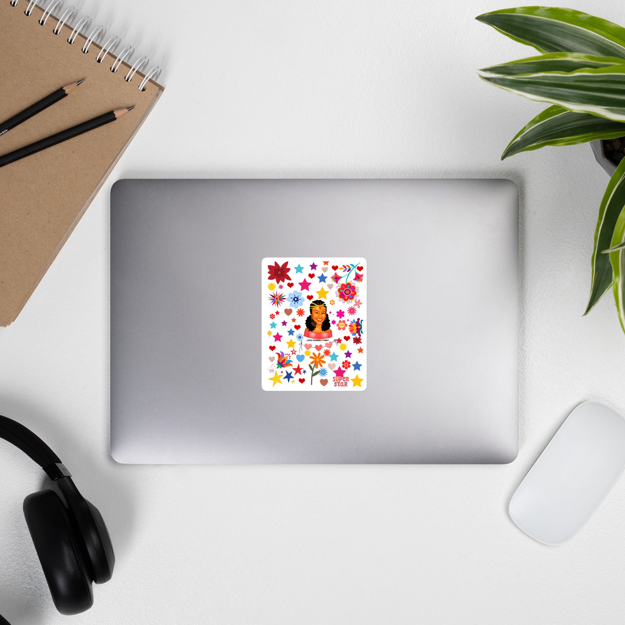 Bubble-free stickers Lisa Love Yourself First - VivaSistah