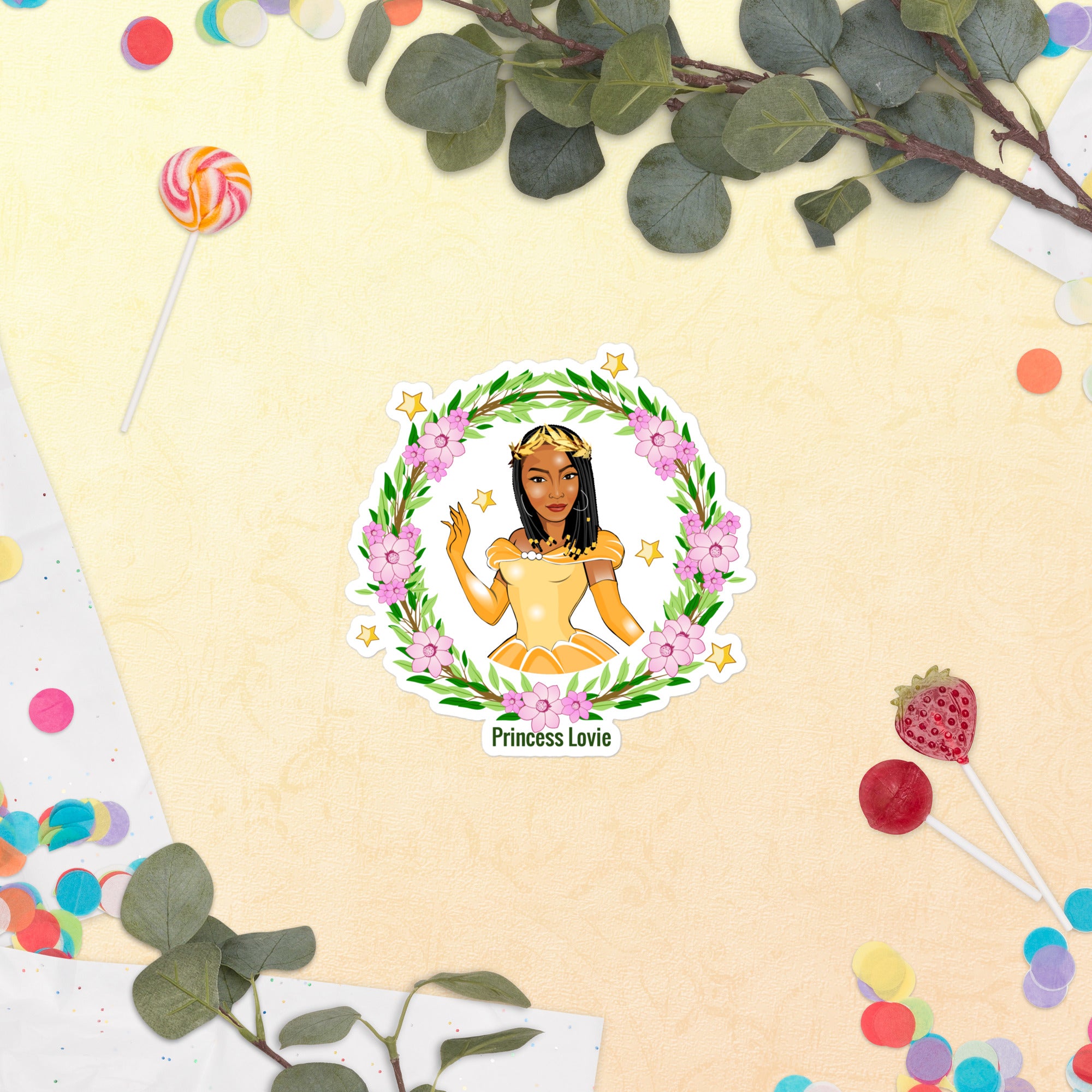 Bubble-free stickers Princess Lovie - VivaSistah