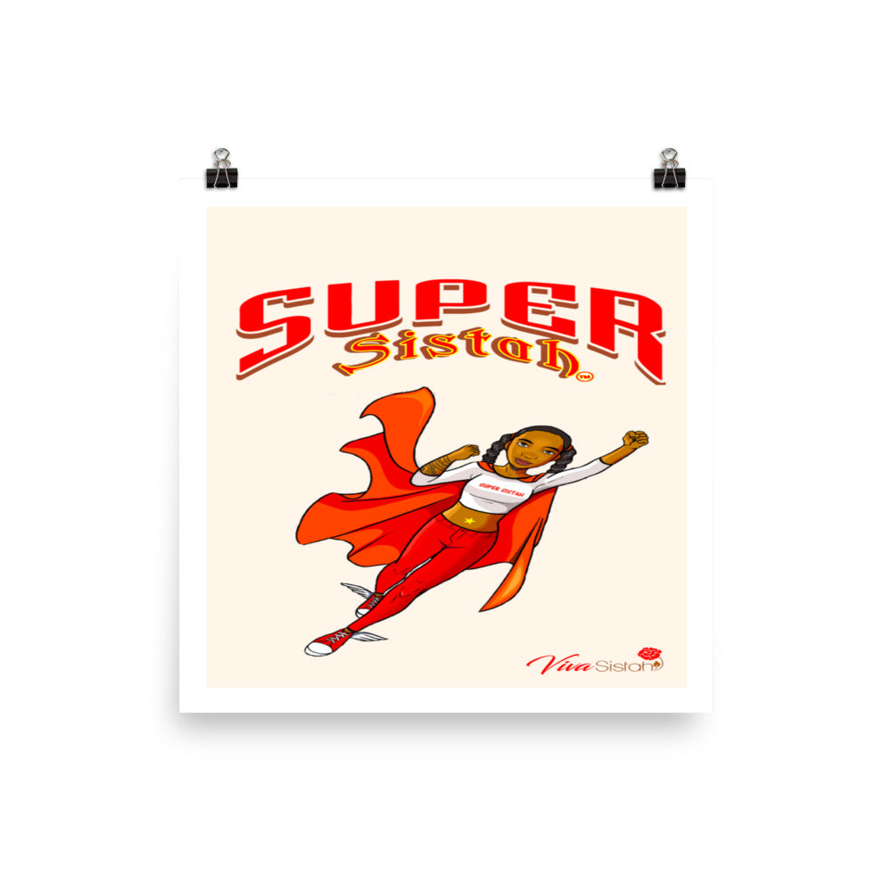 Poster Super Sistah Flying - VivaSistah