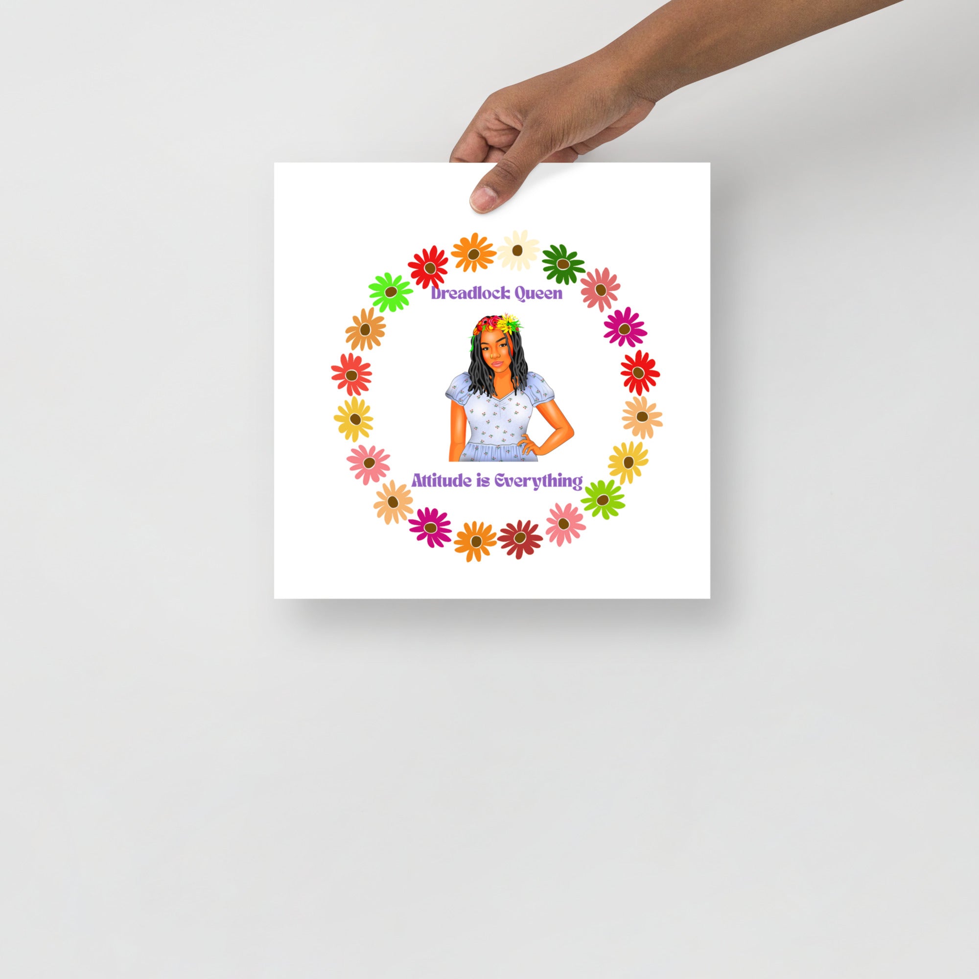 Poster Dreadlock Queen Attitude - VivaSistah