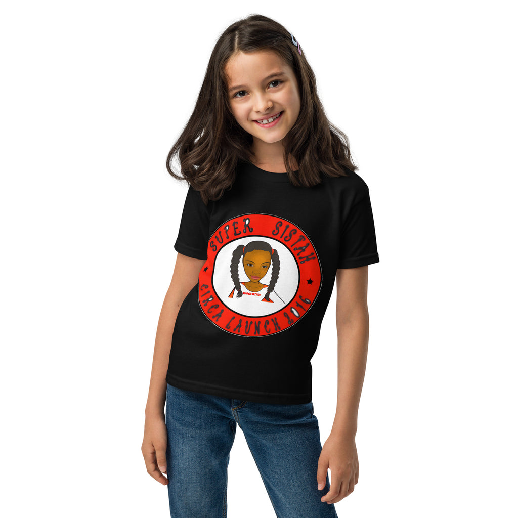 Youth t-shirt Super Sistah Circa red - VivaSistah