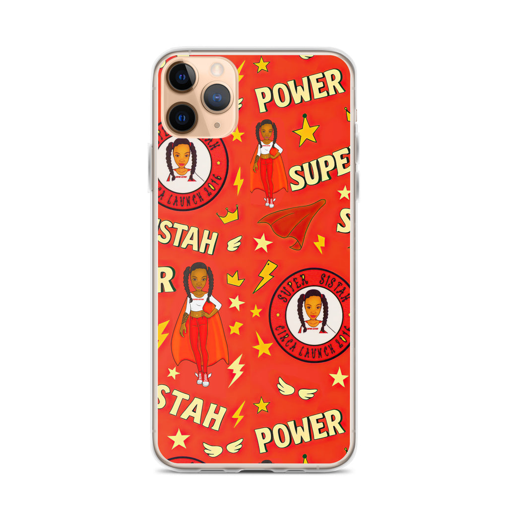 Clear Case for iPhone® Super Sistah Power - VivaSistah