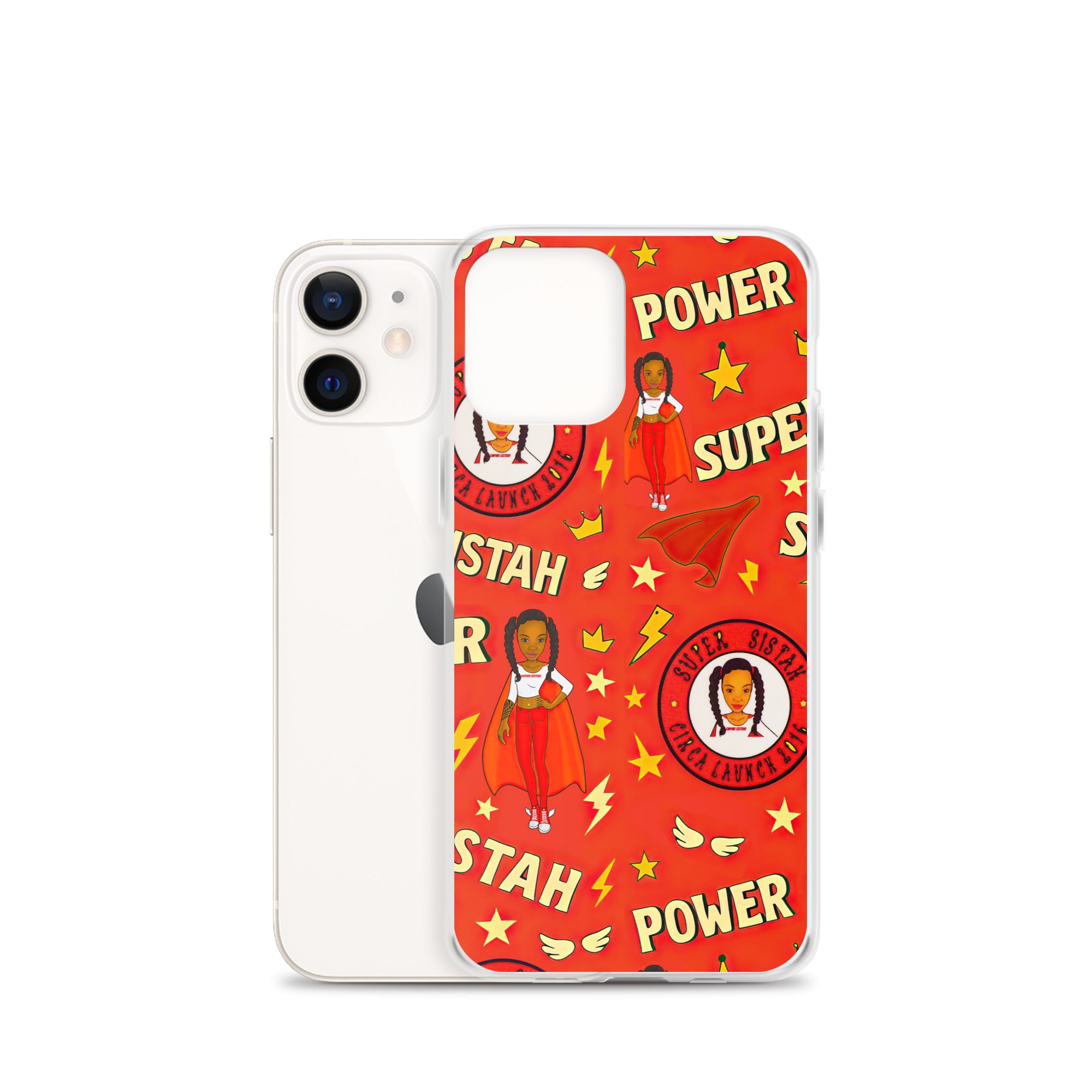 Clear Case for iPhone® Super Sistah Power - VivaSistah