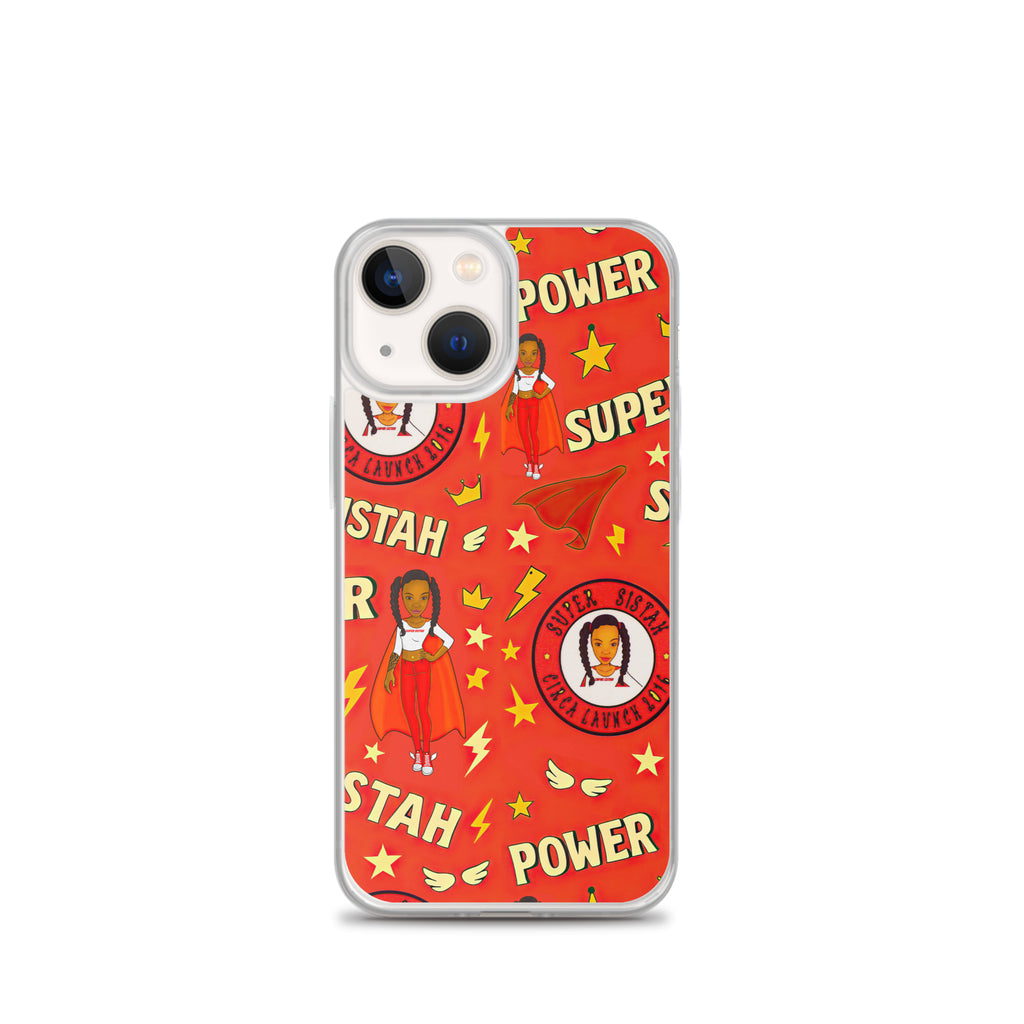 Clear Case for iPhone® Super Sistah Power - VivaSistah