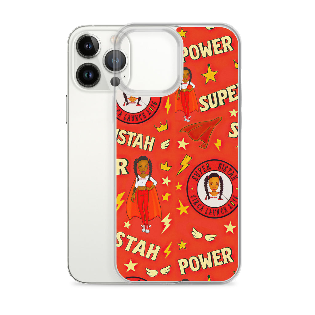 Clear Case for iPhone® Super Sistah Power - VivaSistah