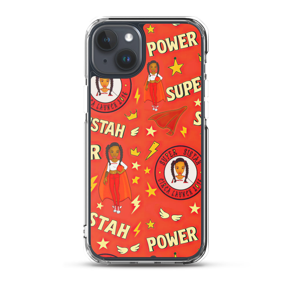 Clear Case for iPhone® Super Sistah Power