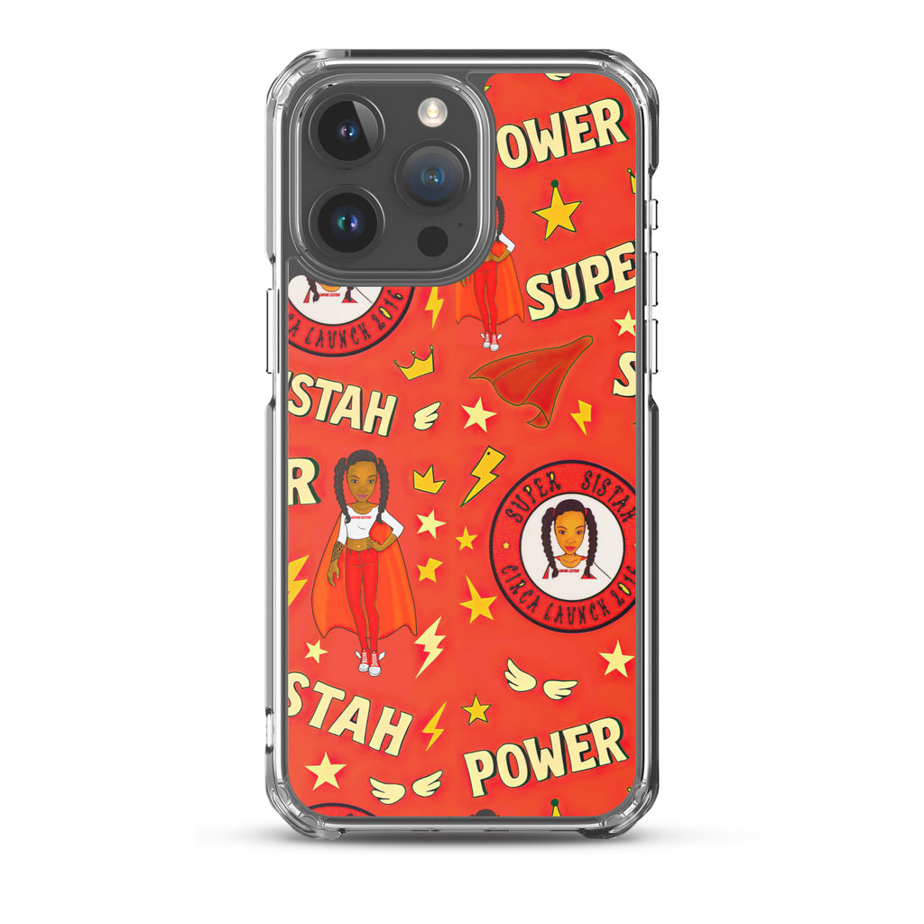 Clear Case for iPhone® Super Sistah Power