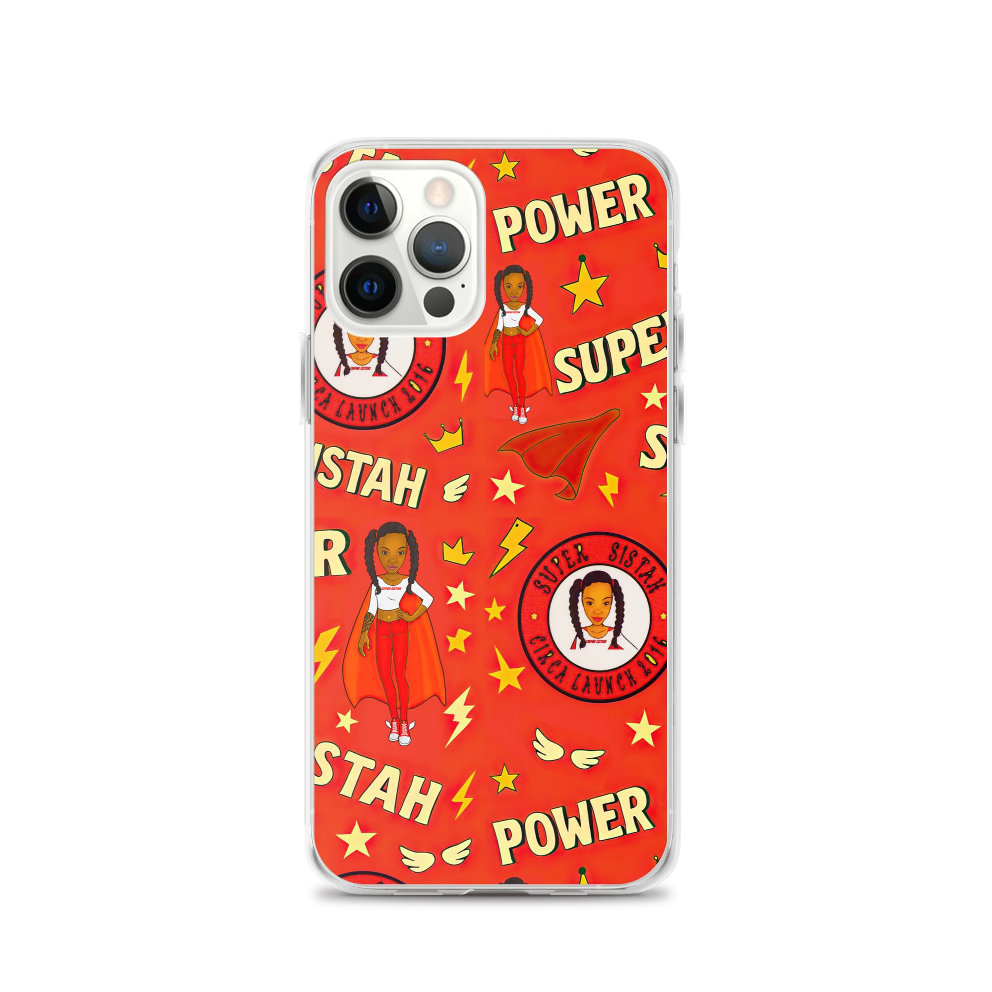 Clear Case for iPhone® Super Sistah Power - VivaSistah