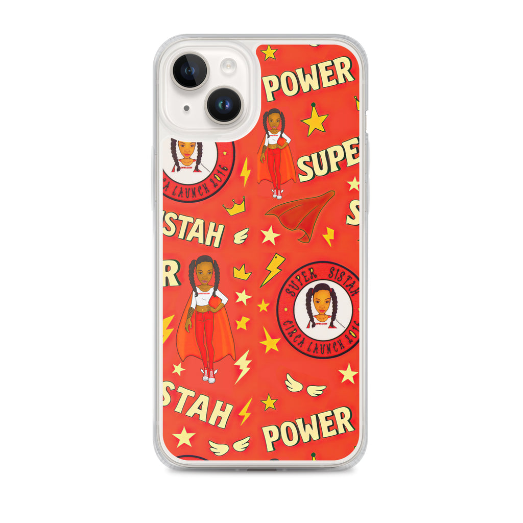 Clear Case for iPhone® Super Sistah Power - VivaSistah