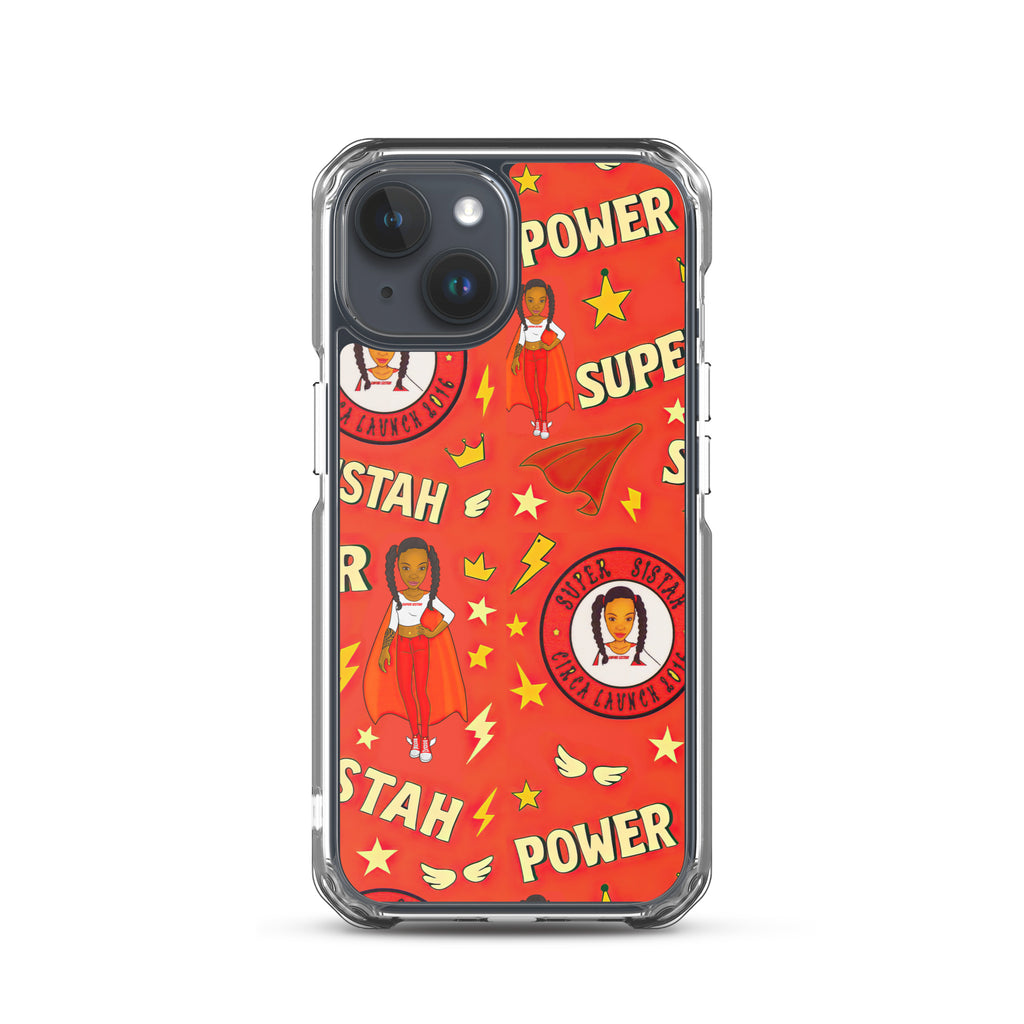 Clear Case for iPhone® Super Sistah Power