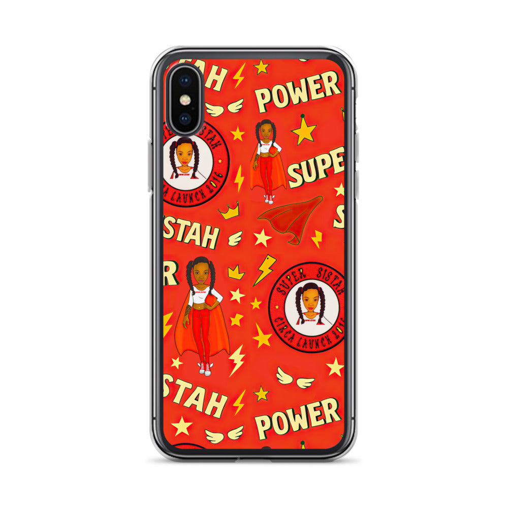 Clear Case for iPhone® Super Sistah Power