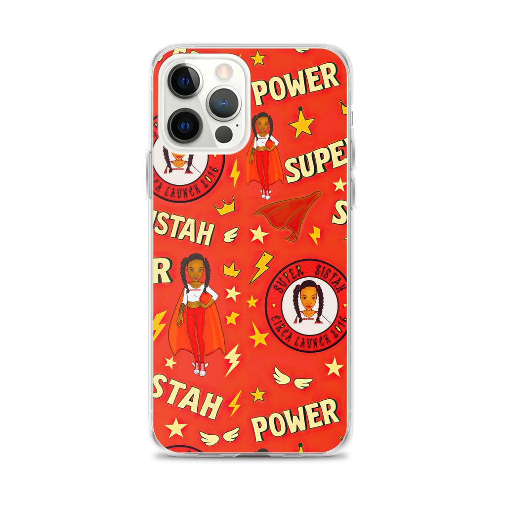 Clear Case for iPhone® Super Sistah Power - VivaSistah