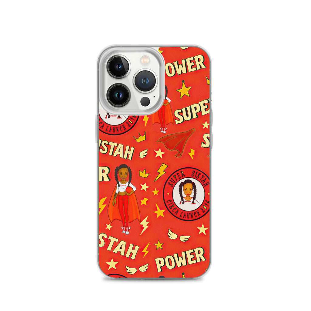 Clear Case for iPhone® Super Sistah Power - VivaSistah