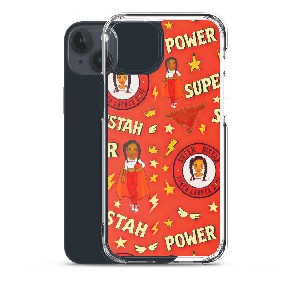 Clear Case for iPhone® Super Sistah Power