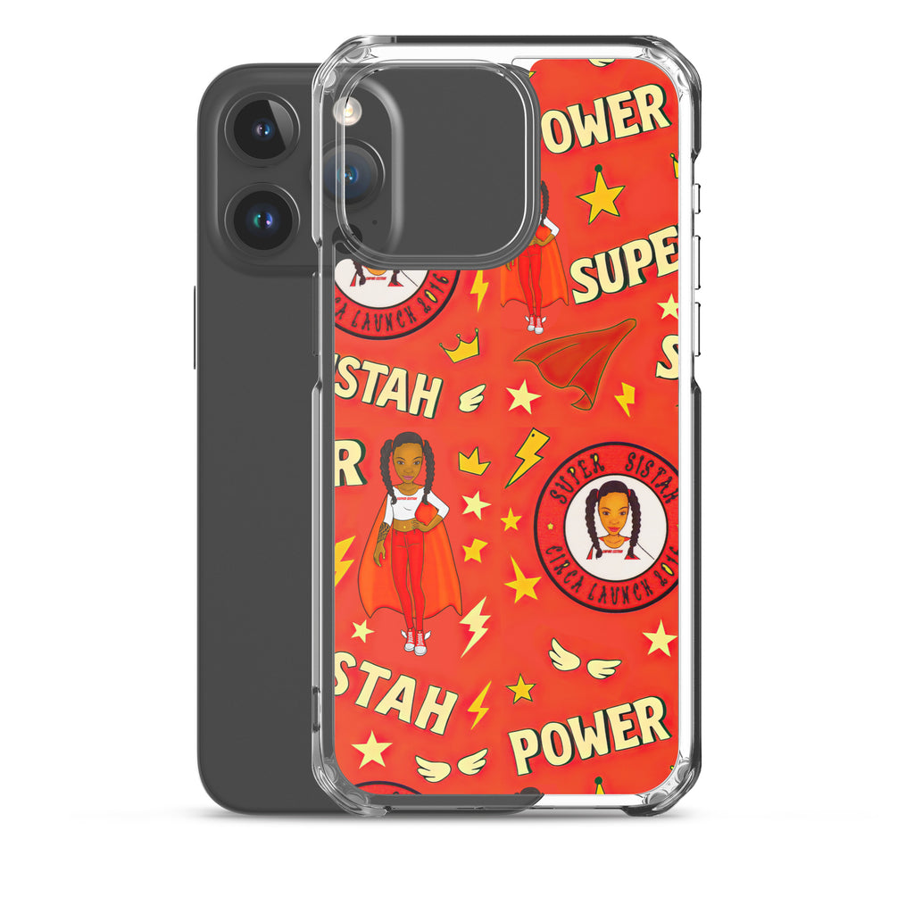 Clear Case for iPhone® Super Sistah Power