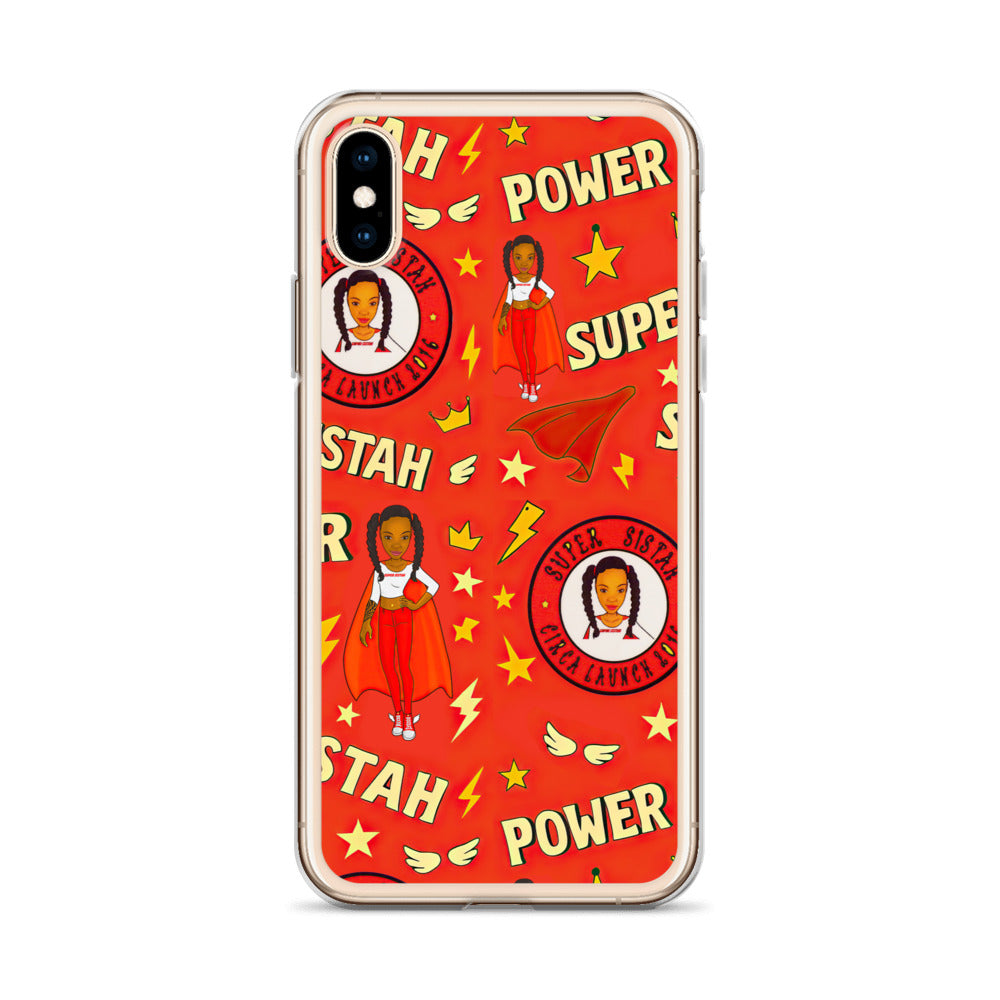 Clear Case for iPhone® Super Sistah Power