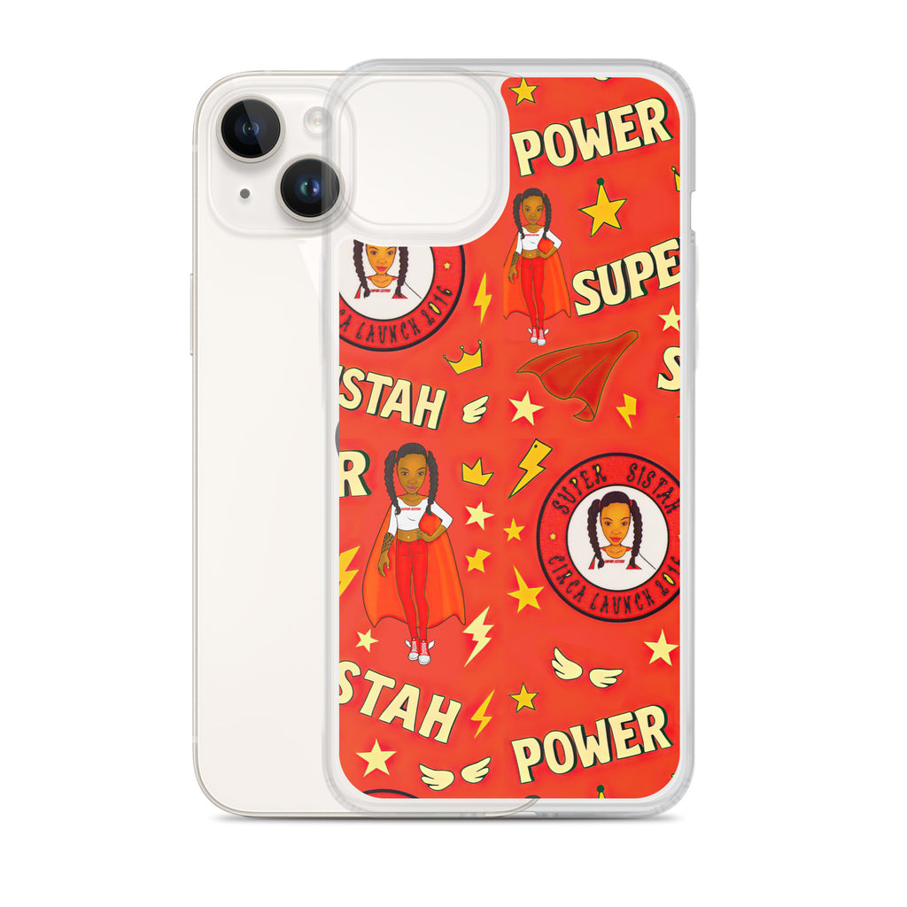 Clear Case for iPhone® Super Sistah Power - VivaSistah