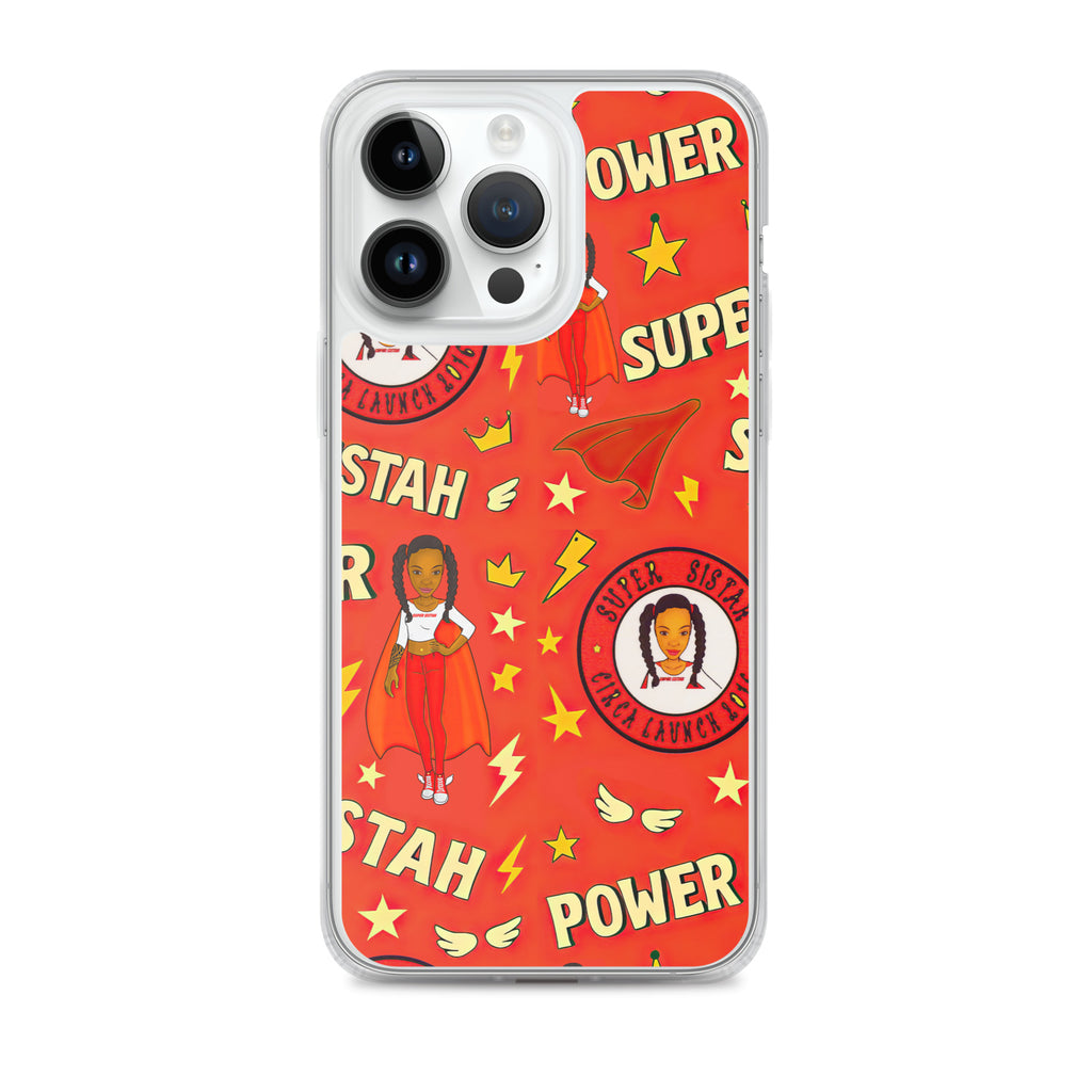 Clear Case for iPhone® Super Sistah Power - VivaSistah