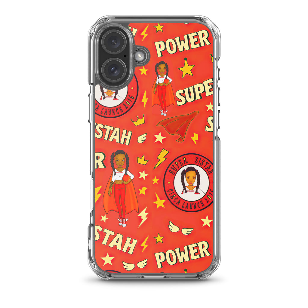 Clear Case for iPhone® Super Sistah Power