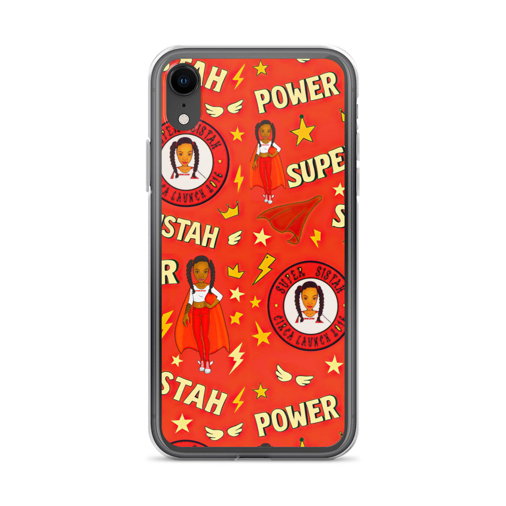 Clear Case for iPhone® Super Sistah Power