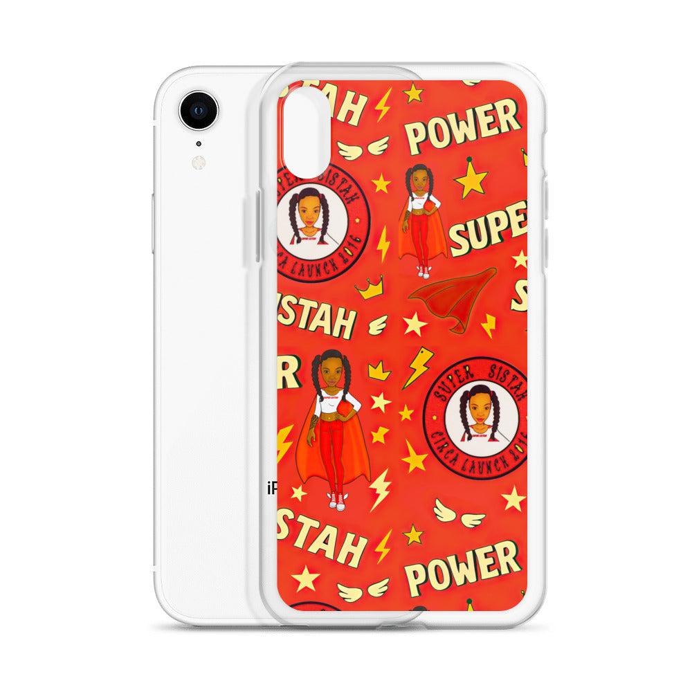 Clear Case for iPhone® Super Sistah Power