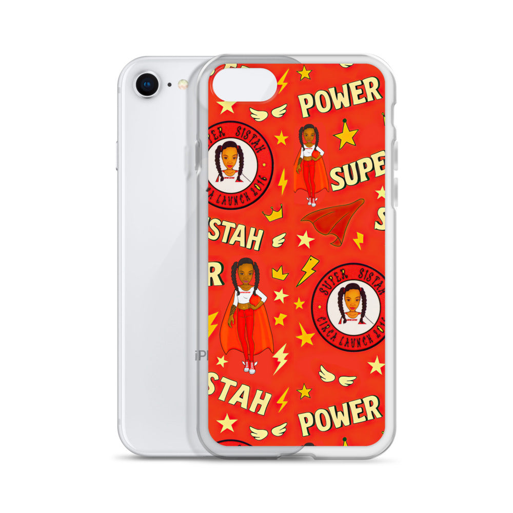 Clear Case for iPhone® Super Sistah Power