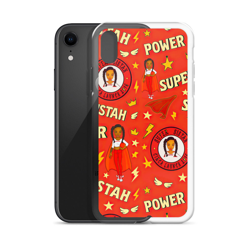 Clear Case for iPhone® Super Sistah Power