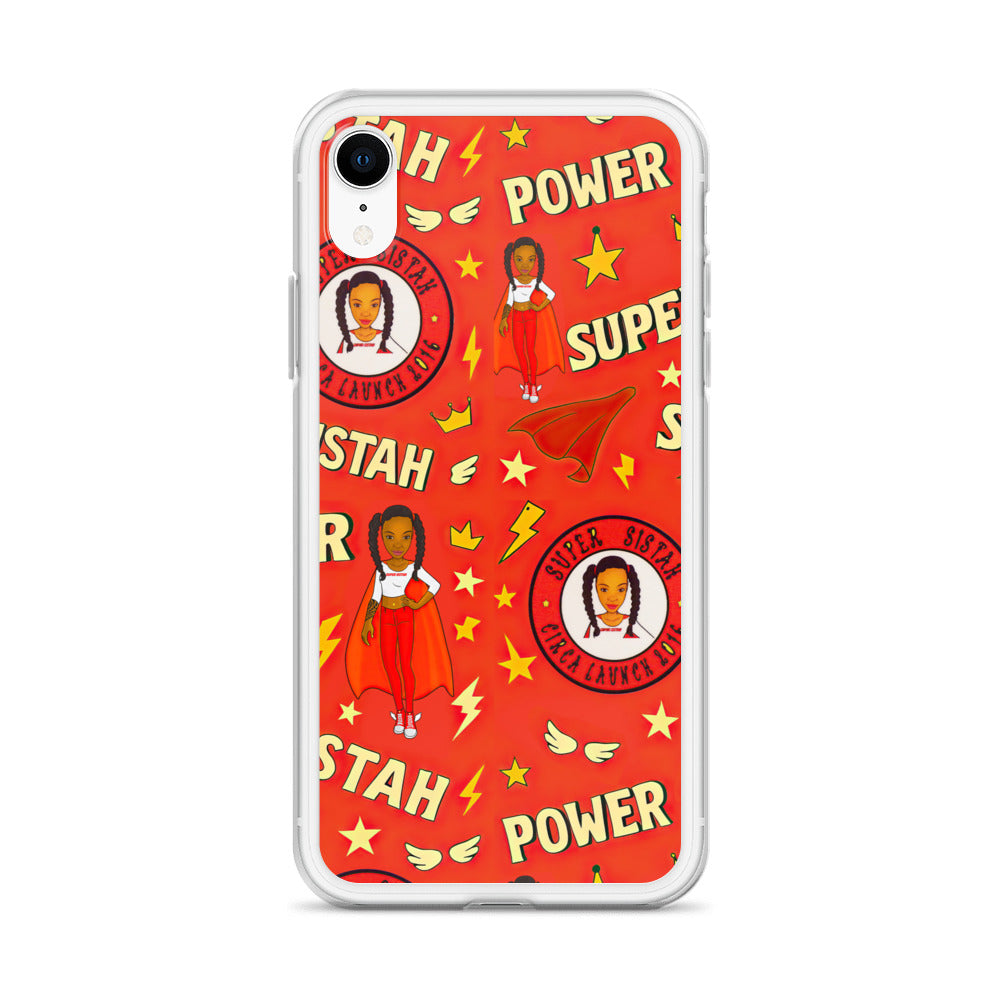 Clear Case for iPhone® Super Sistah Power