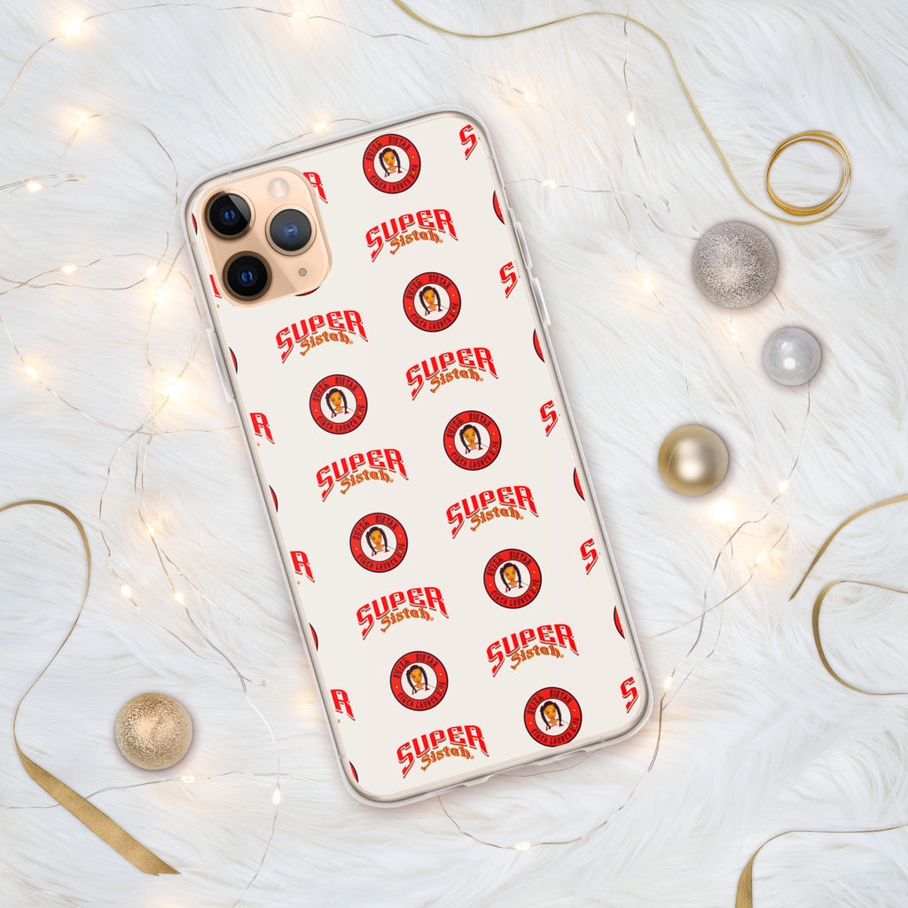 Clear Case for iPhone® Super Sistah logo - VivaSistah